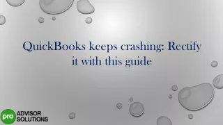 quickbooks keeps crashing rectify it with this