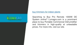 Buy Trimmers for Indoor Plants  Lumagro.com