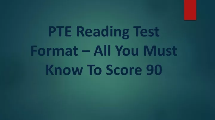 pte reading test format all you must know to score 90