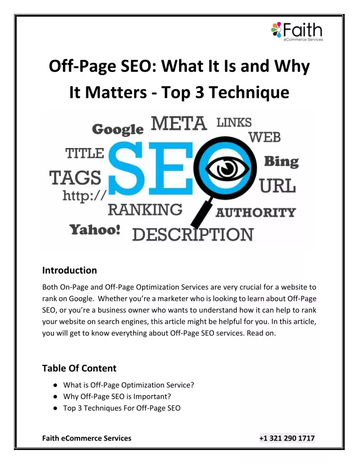 off page seo what it is and why it matters