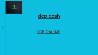 Dcp Online | Dcp.cash