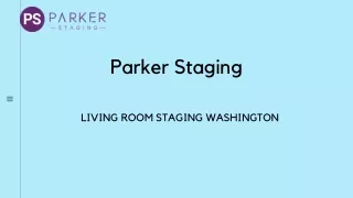 Living Room Staging Washington | Parkerstaging.com