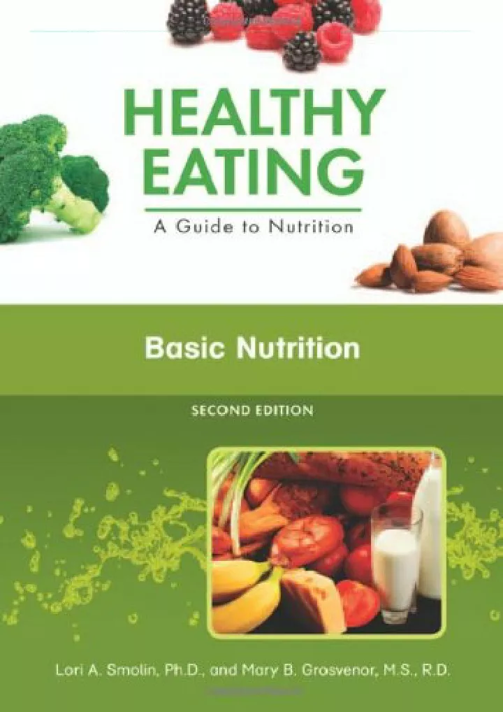 basic nutrition healthy eating a guide