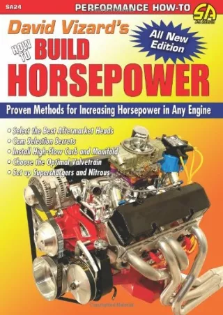 (PDF/DOWNLOAD) David Vizard's How to Build Horsepower (S-A Design)