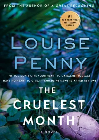 PDF/READ The Cruelest Month: A Chief Inspector Gamache Novel (A Chief Inspector