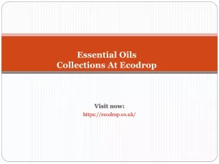 Essential Oils Collections With EcoDrop