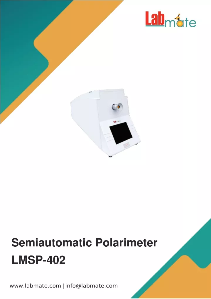 semiautomatic polarimeter lmsp 402