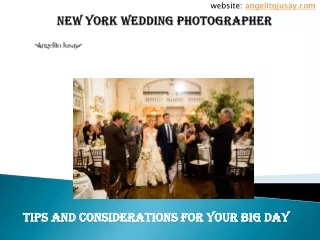 Discover the Perfect NYC Wedding Photographer: Tips and Considerations for Your