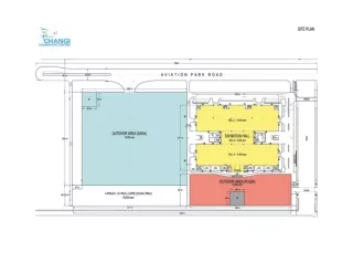 Changi Exhibition Centre (CEC) Floorplan with Technical info