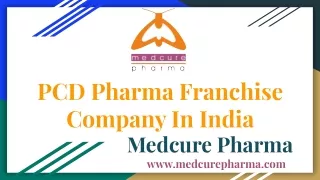 PCD Pharma Franchise Company In India | Medcure Pharma