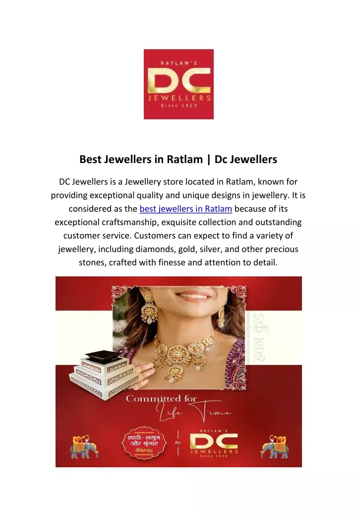 best jewellers in ratlam dc jewellers