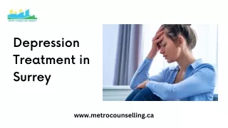depression treatment in surrey