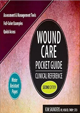 get (pdf) ‹download› Wound Care Pocket Guide: Clinical Reference, Second Edition
