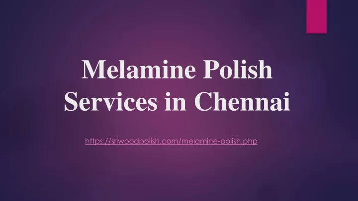 melamine polish services in chennai