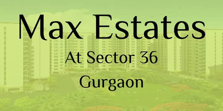 max estates at sector 36