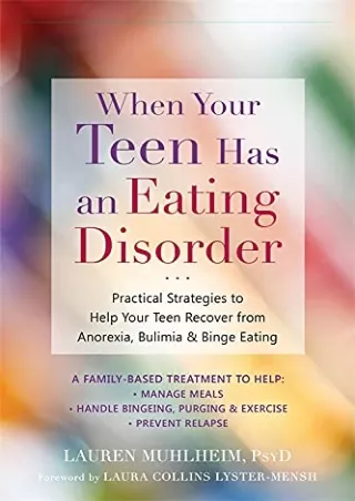 free read (pdf) When Your Teen Has an Eating Disorder: Practical Strategies to H