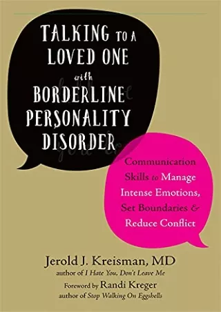 (pdf)full ‹download› Talking to a Loved One with Borderline Personality Disorder
