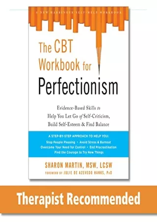 ‹download› free (pdf) The CBT Workbook for Perfectionism: Evidence-Based Skills
