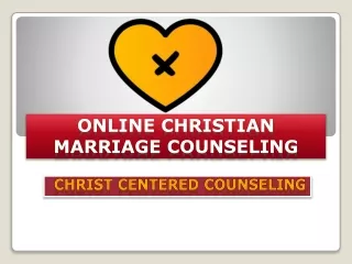 Online Christian Marriage Counseling