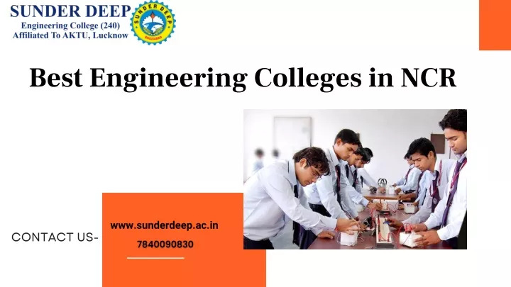 best engineering colleges in ncr
