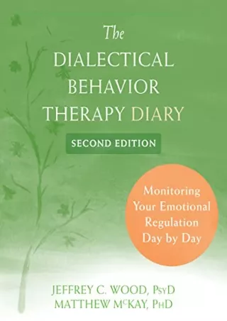 (pdf)full ‹download› The Dialectical Behavior Therapy Diary: Monitoring Your Emo