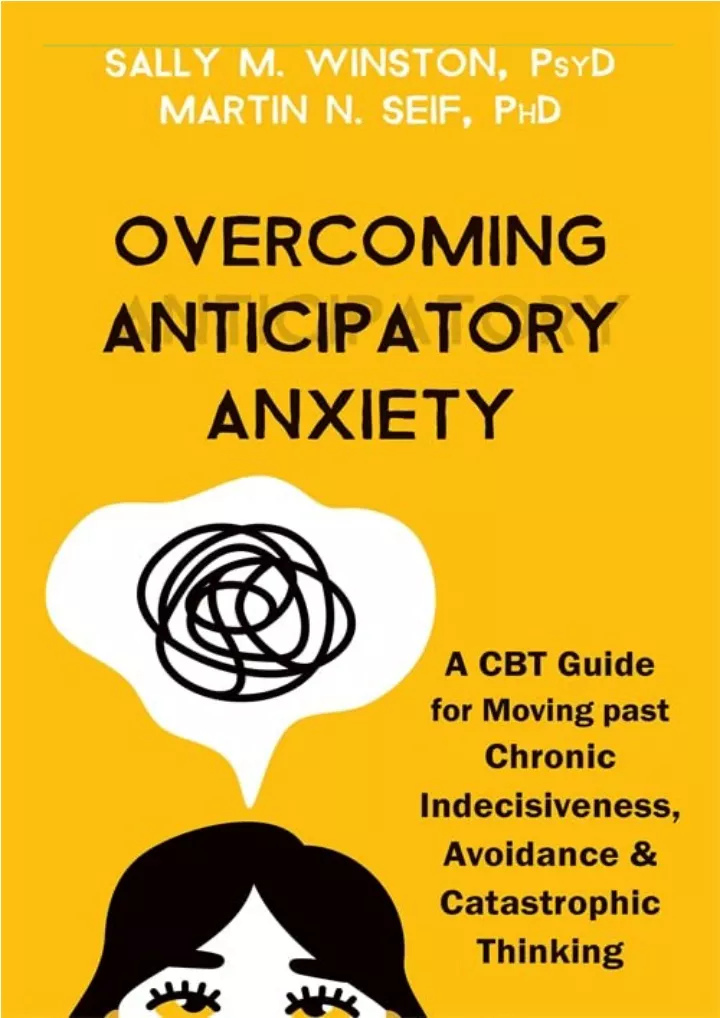 overcoming anticipatory anxiety a cbt guide