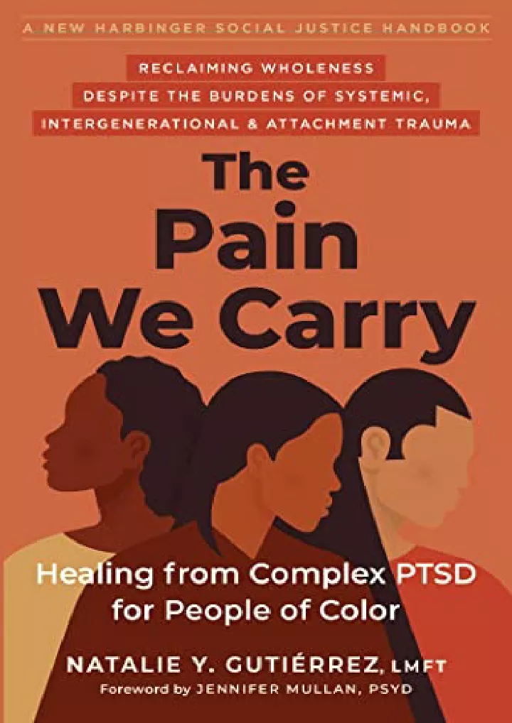 the pain we carry healing from complex ptsd