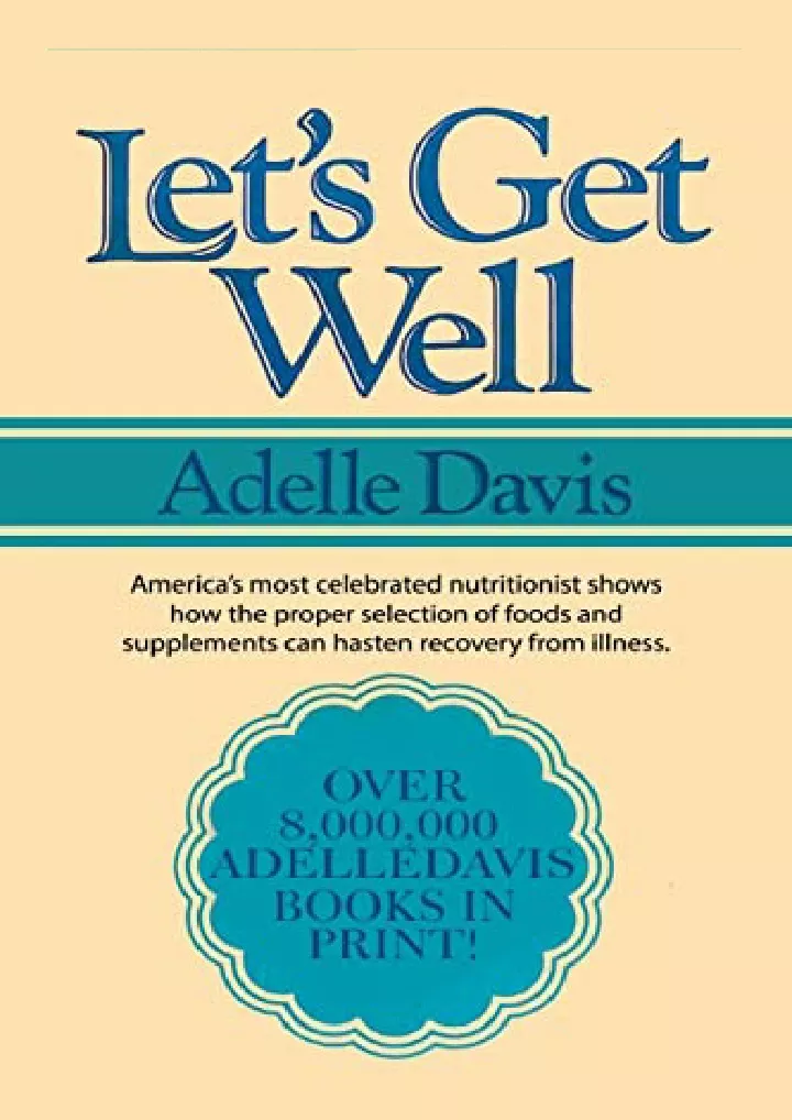 let s get well a practical guide to renewed