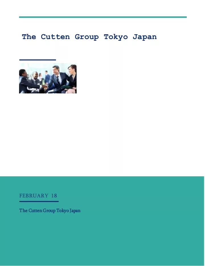 the cutten group tokyo japan