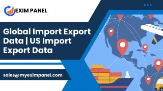 Get Global Import Export Data Online At Reasonable Price