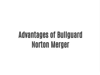 Advantages of Bullguard Norton Merger