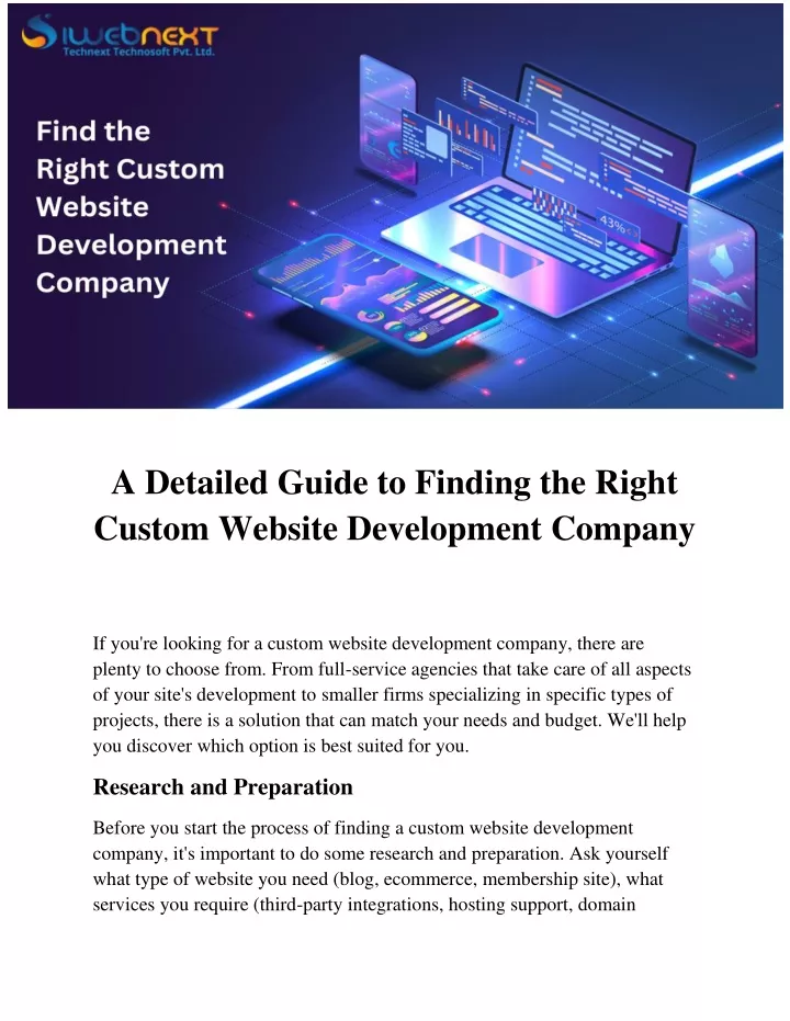 a detailed guide to finding the right custom