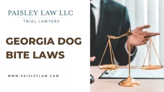 Georgia Dog Bite Laws