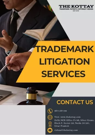 Trademark litigation services  | The Kottay
