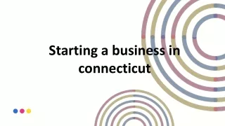 Starting a business in connecticut