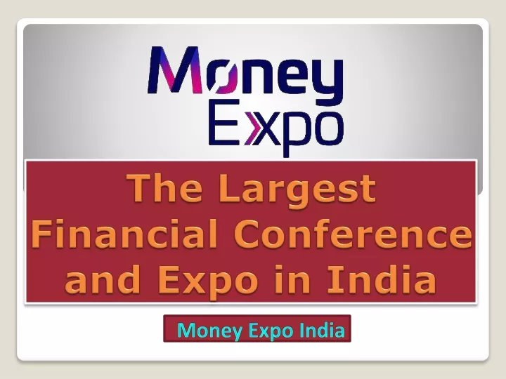 the largest financial conference and expo in india