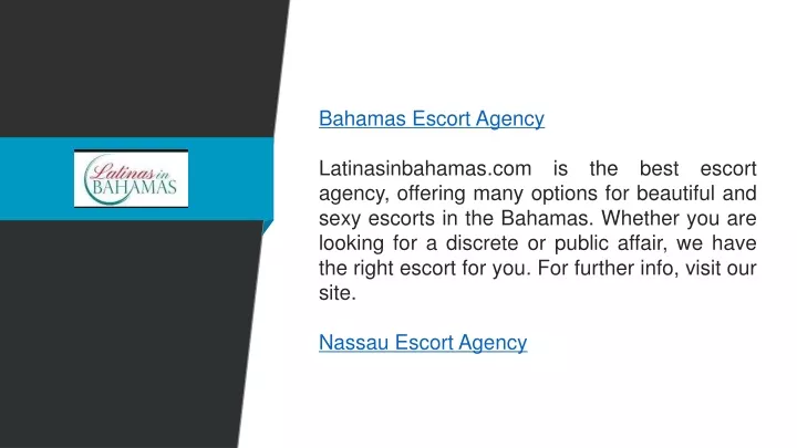 bahamas escort agency latinasinbahamas
