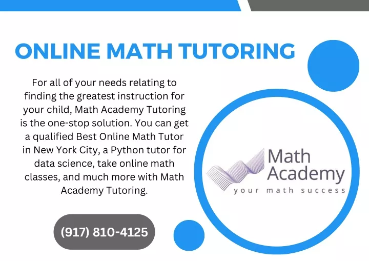 online math tutoring