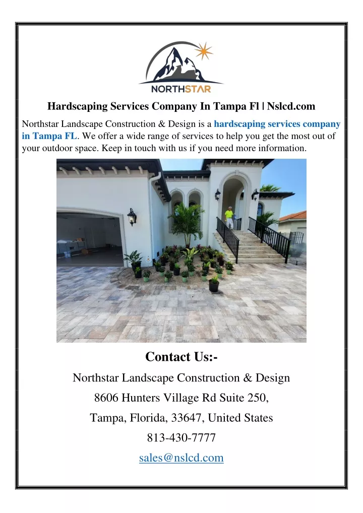 hardscaping services company in tampa fl nslcd com