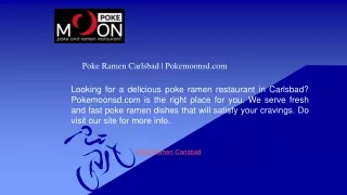 Poke Ramen Carlsbad Pokemoonsd.com