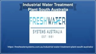 Industrial Water Treatment Plant South Australia