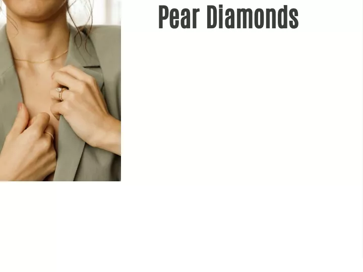 pear diamonds