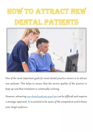 one of the most important goals for most dental