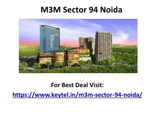 M3M Sector 94 Noida
