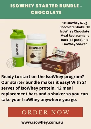 IsoWhey Starter Bundle - Chocolate