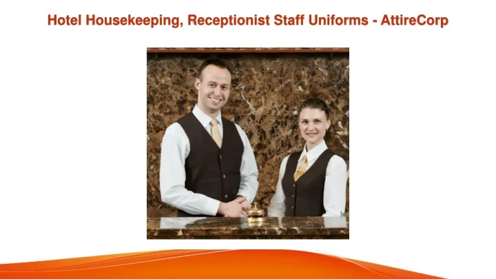 hotel housekeeping receptionist staff uniforms attirecorp