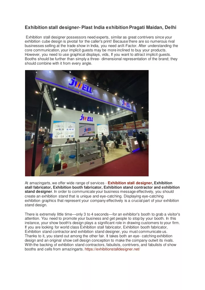 exhibition stall designer plast india exhibition