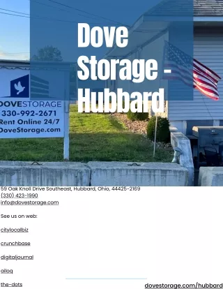 dove storage hubbard
