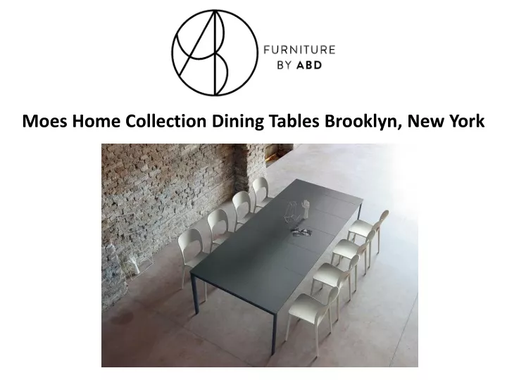 moes home collection dining tables brooklyn