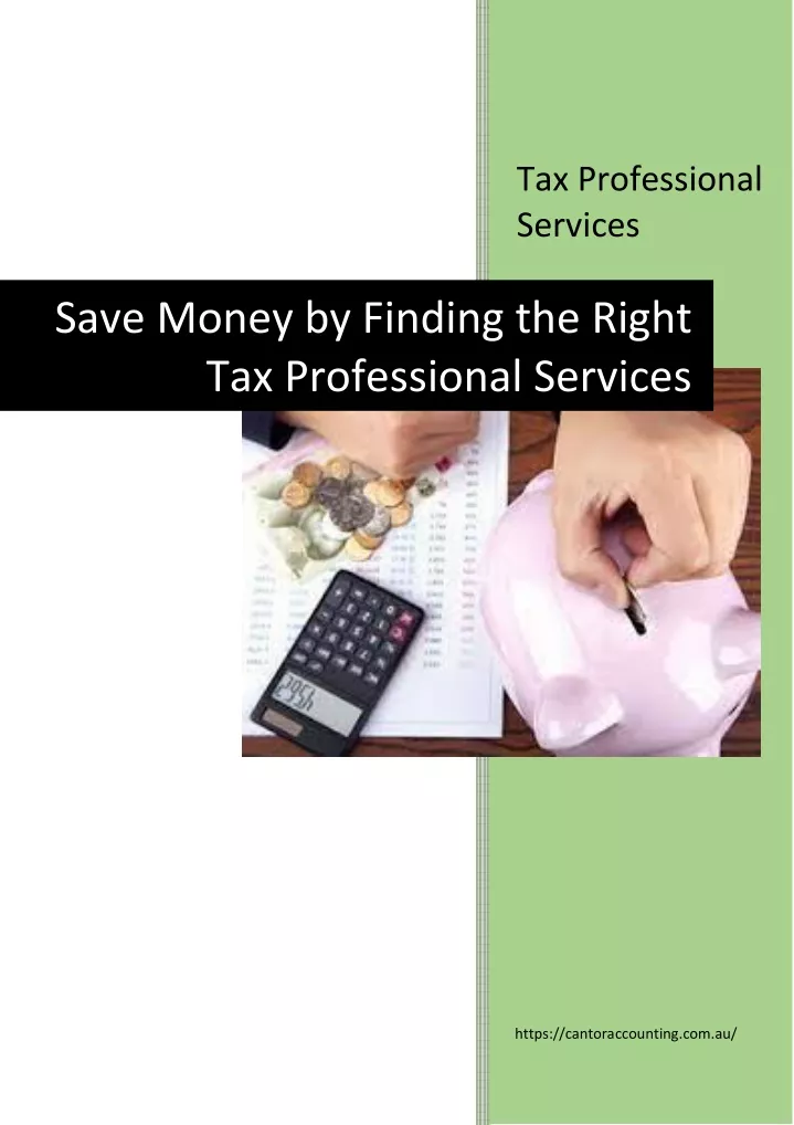 tax professional services